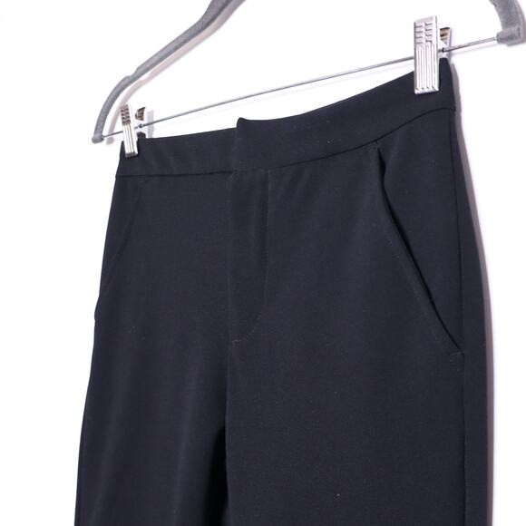 MCGUIRE Lou Lou Cropped Slim Trouser Pants Black Workwear Casual Women's 24 - Picture 4 of 10